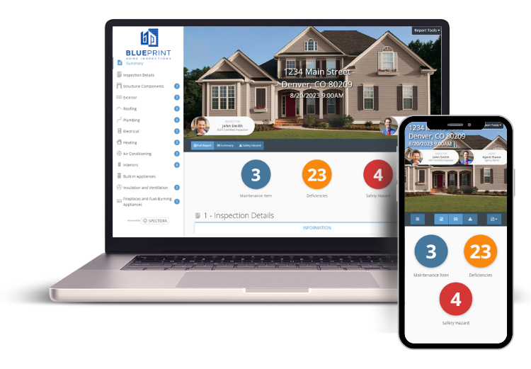 Our Spectora reports can be viewed on any device!